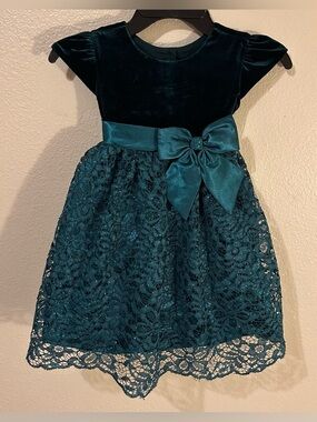 Jona Michelle Green Special Occasion Holiday Dress Size 2T